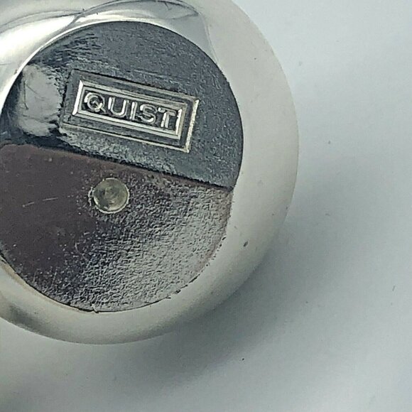 Mid Century Silver Onion Tiny Taper Candle Holder Set Quist Danish West Germany - Picture 3 of 11